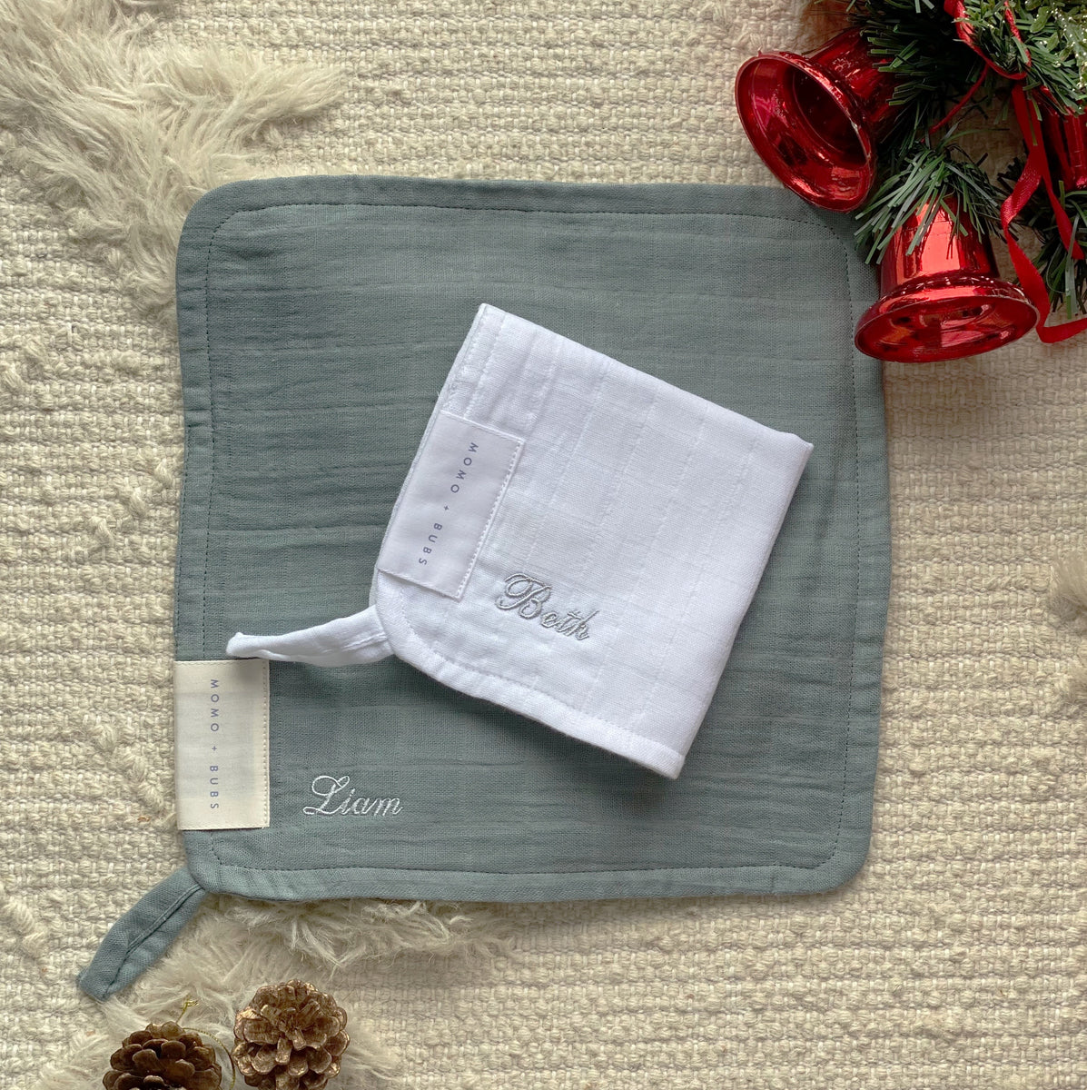 Christmas muslin sales squares