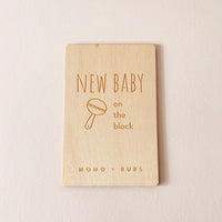 Baby Milestone Wood Cards (Singles)