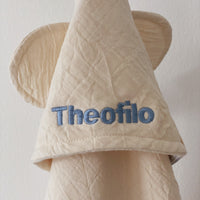 Bear Hooded Towels with Name Embroidery