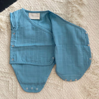 Kimono-style Onesies (Powder Blue)