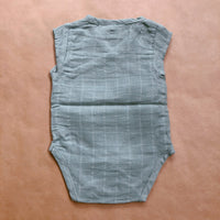 Kimono-style Onesies (Seafoam Grey)