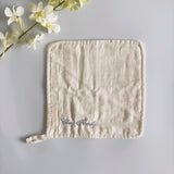 Mini Muslin Squares with Name Embroidery